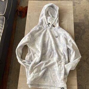 Montecwear Delta Fleece Hoodie - L - White Tie-dye - NWT